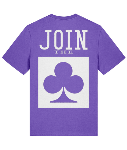 JOIN THE CLUB T-shirt — Purple Love back