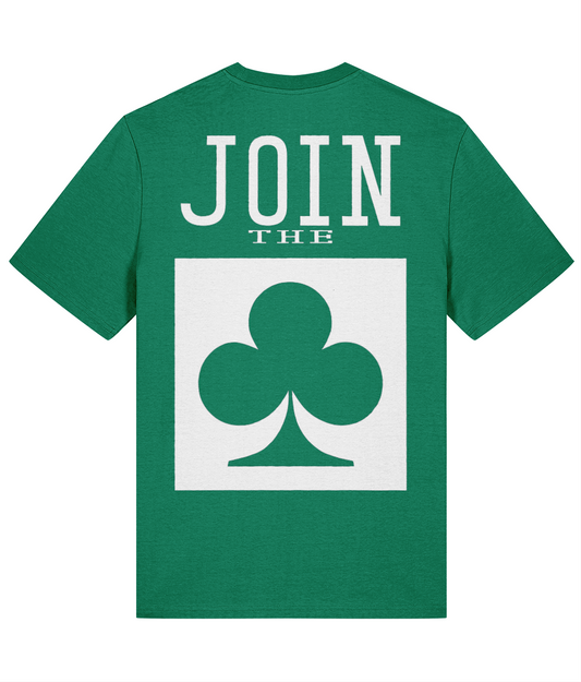 JOIN THE CLUB poker T-shirt — back print