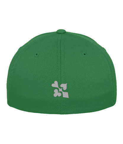 SHUT UP AND DEAL cap — Pepper Green back